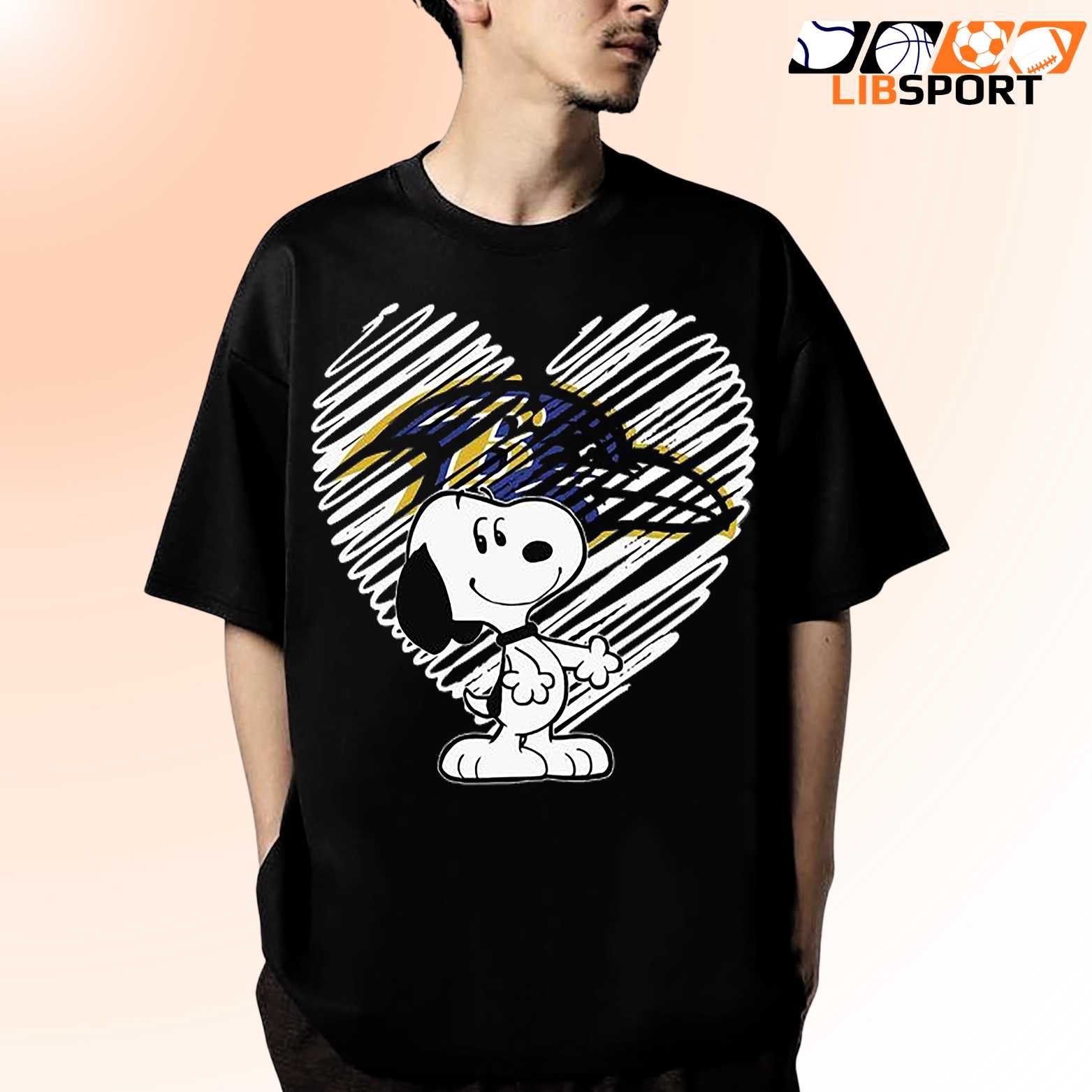 Snoopy Baltimore Ravens Tee, Unisex T-Shirt, Retro Nfl Shirt